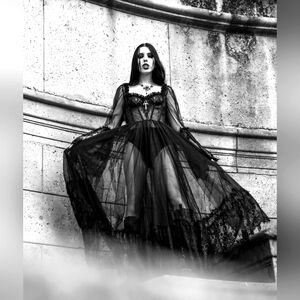 Dance With Death Maxi Dress